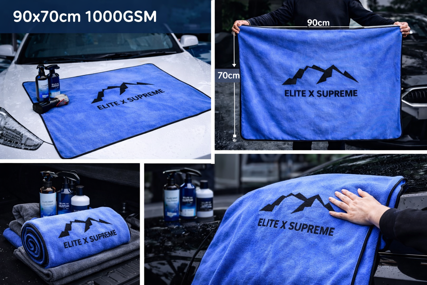 Elite X Supreme Microfibre Detailing Towel